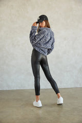 Edna Faux Leather Leggings