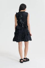 ODESSA | SKIRT RECYCLED FAILLE BLACK