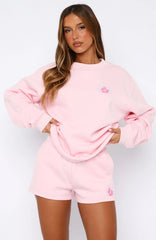 Keep Blooming Lounge Shorts Pink