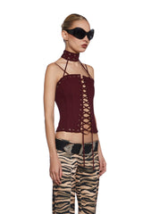 Waited All Night Corset Top