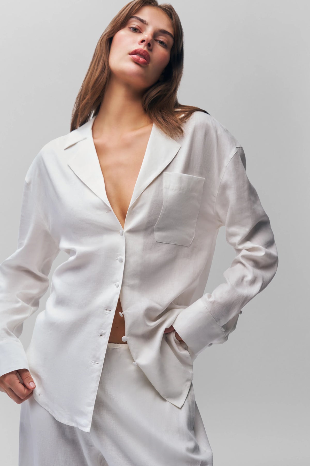 Pieris Button Down Top