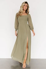 Giselle Maxi Dress | Dusty Olive