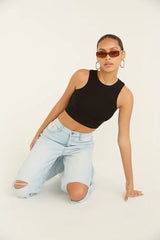 Ivy Ribbed Crop Top