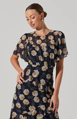 Floramae Floral Midi Dress