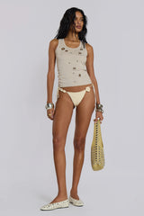 Stone Crochet Bikini Bottoms