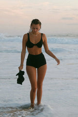 Farrah Elastic Waist Booty Short