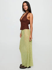 Pura Vida Lace Maxi Skirt Sage