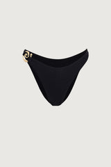 Spiral 90s Bottom (Faux Suede Black)