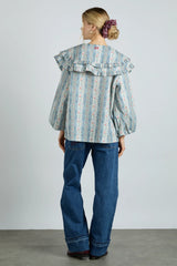 lois blouse - wallpaper floral