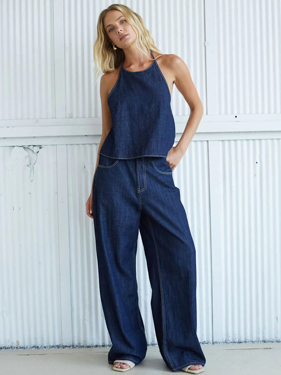 June Baggy Tie Pants