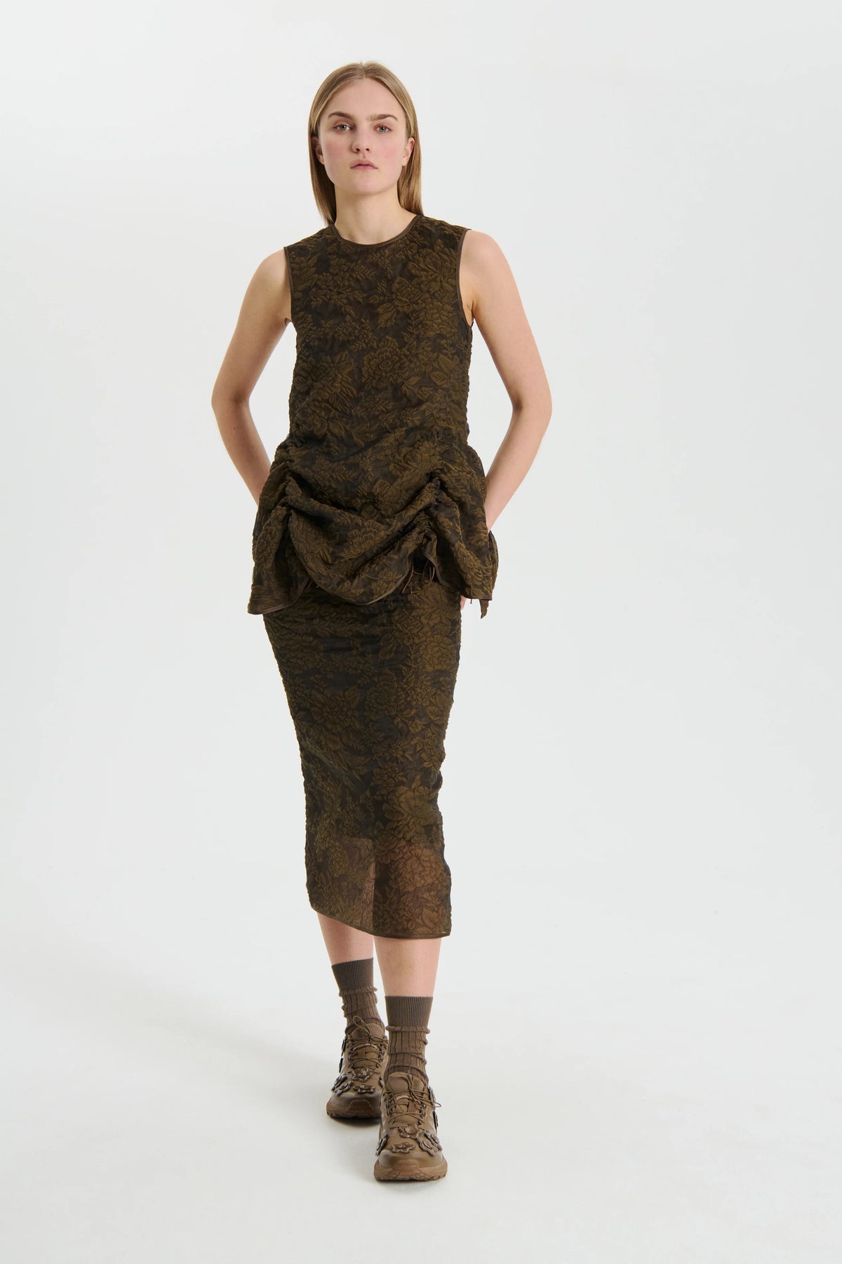 UNIKA | TOP POSY MATELASS… BROWN