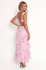 Virginia Maxi Dress - Lilac Floral