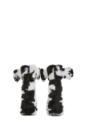 Total Wildlife Platform Booties - Black