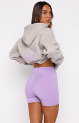 Love You Regardless Bike Shorts Lilac