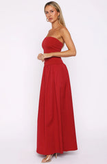 Take Back Maxi Dress Red