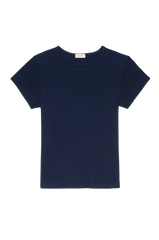 The Pointelle Baby Tee