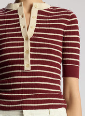 Fisher Fine Cotton Knit Top