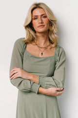Giselle Maxi Dress | Eucalyptus