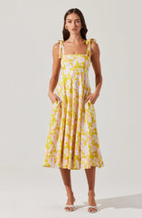 Shiann Print Midi Dress