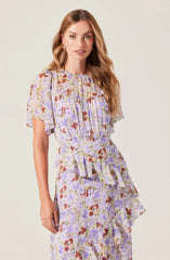 Floramae Floral Ruffle Dress