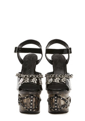Hardcore Lucite Platform Heels