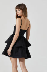 Leola Tiered Skater Mini Dress