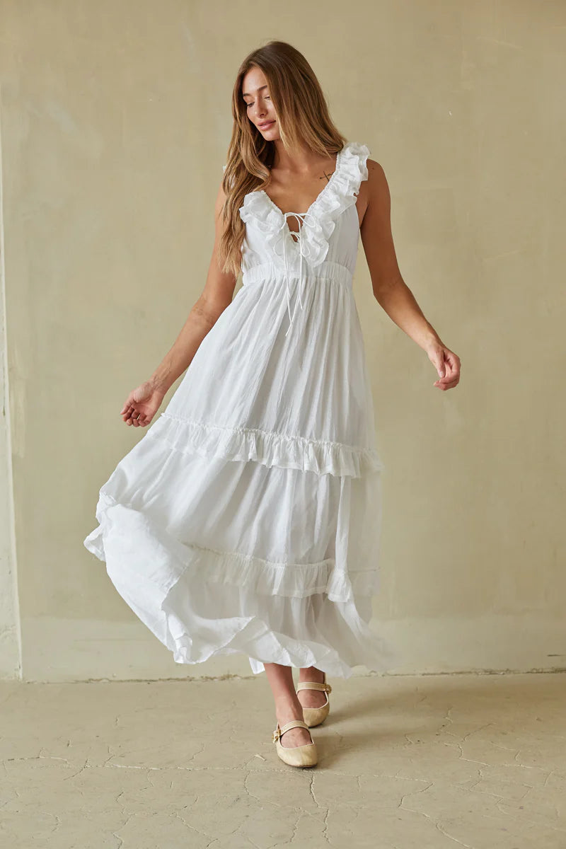 Diana Ruffle Tiered Maxi Dress