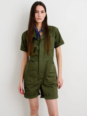 Standard Short Jumpsuit in Cotton Twill