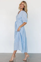 Camille Maxi Dress | Light Blue